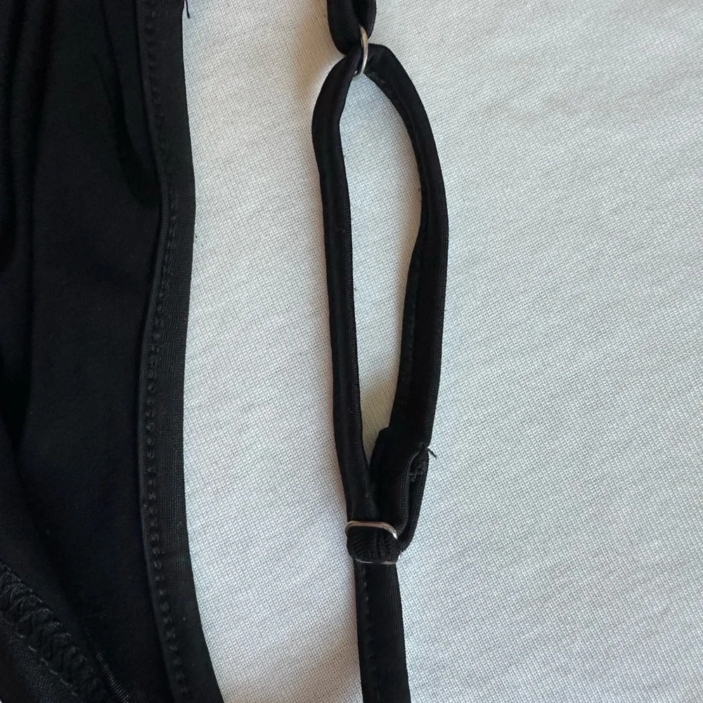 Toby Heart Ginger x Love indie Black Twist-Front Spaghetti Strap Top XS - Picture 11 of 14